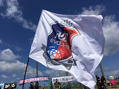 サッカー応援　フラッグ　旗　団旗